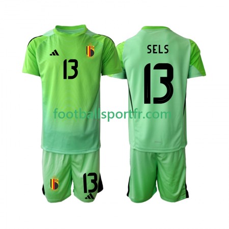 Tenue Belgique Matz Sels 13 Gardien Enfant Domicile 2025 Maillot de Foot